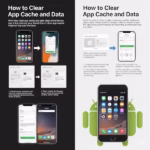 clear app cache and data