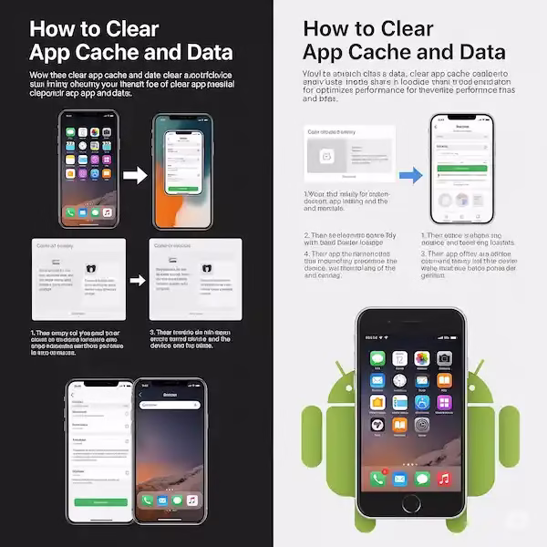 clear app cache and data