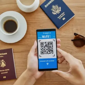 how to connect wi-fi using qr code